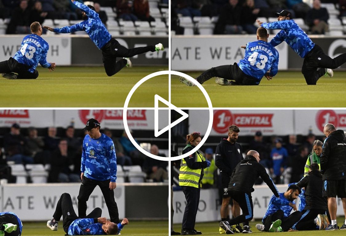 [Watch] Pakistan Star Shadab Khan Gets Badly Hurt on his Sussex Debut in T20 Blast 